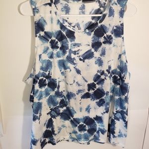 Old Navy Active Dry Fit Gym Tie dye Sleeveless Tank Top Shirt XXL